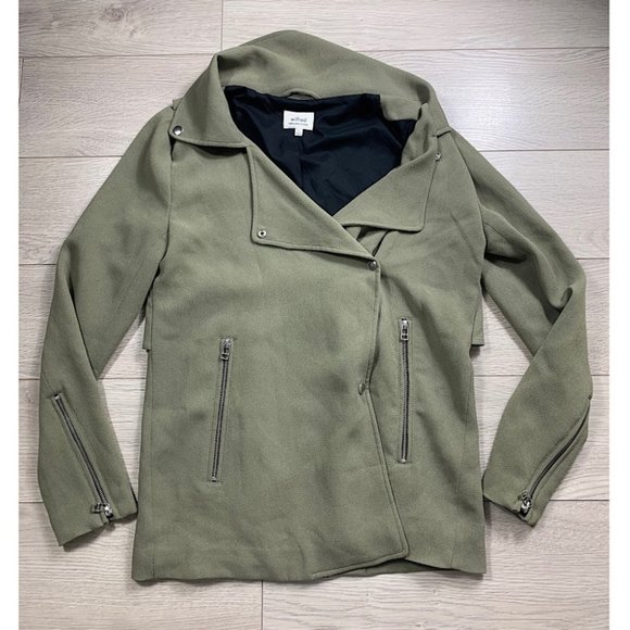 Aritzia Wilfred Mayet Jacket in Deep Lichen Green - Picture 6 of 16